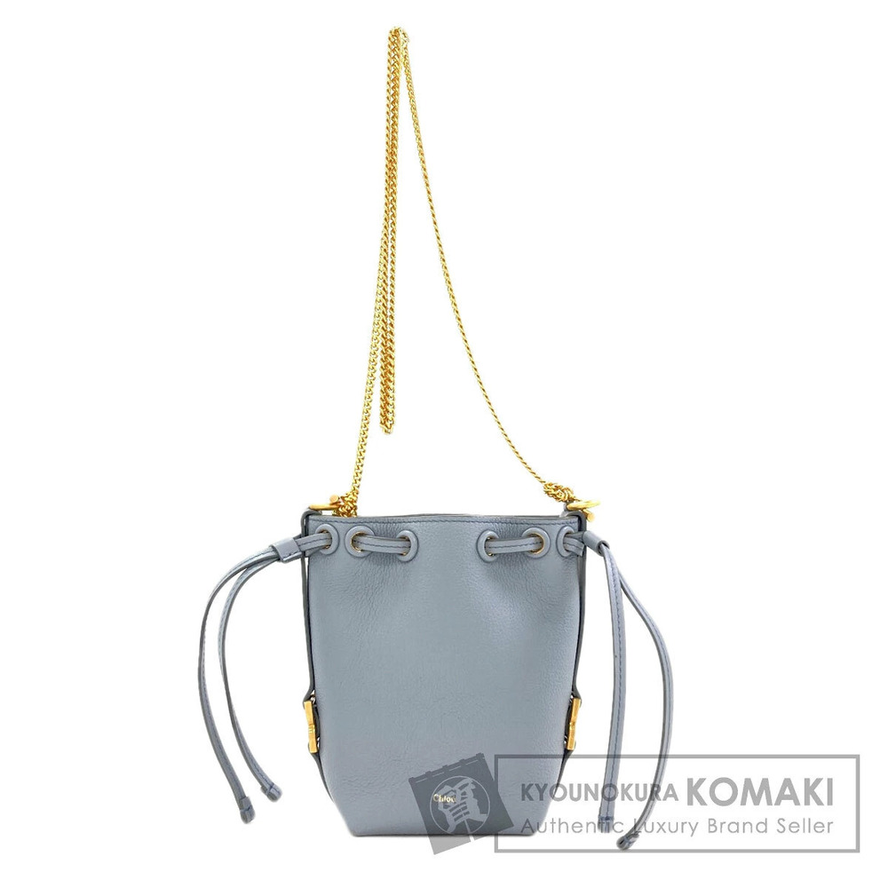 Chloe Marcie Chain Shoulder Bag Leather